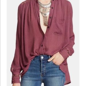 Final Sale 🛍 Free People The Best Button Down top